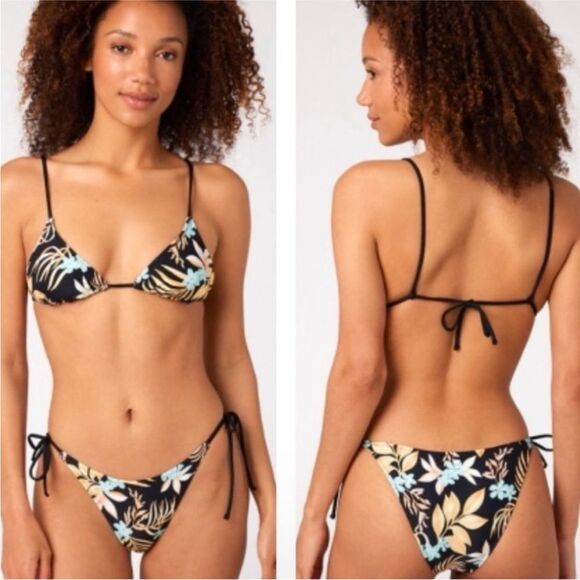 RIP CURL SUN DANCE TRIANGLE SET
BLACK Womens Size Medium - Picture 1 of 9